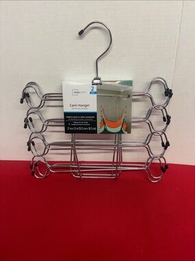Mainstays Chrome Multi-Tier Cami Hanger - Silver